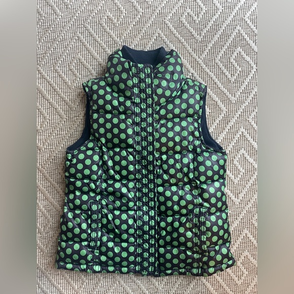 GAP Other - GAP Kids Navy and Green Polka Dot Girls Vest